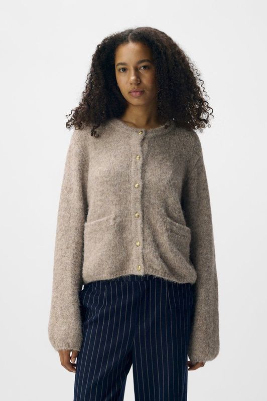 Object - Saggia Re - Cardigan - Knoopsluiting - Lange Mouwen - Regular Fit
