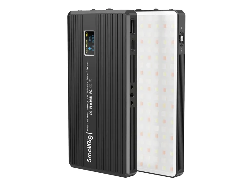 SmallRig Pix M160, 12 W, 160 pære(r ), LED, Kold hvid, Varm hvid, 1350 Lux, 2500 K