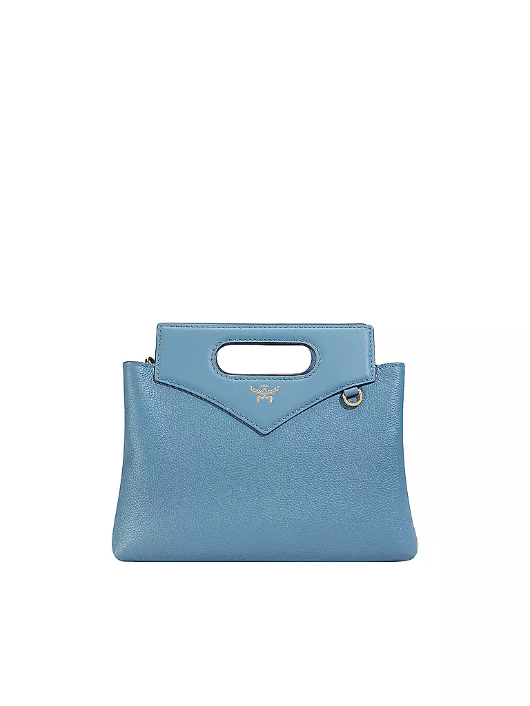 MCM Ledertasche - Umhängetasche DIAMANT SOFT blau