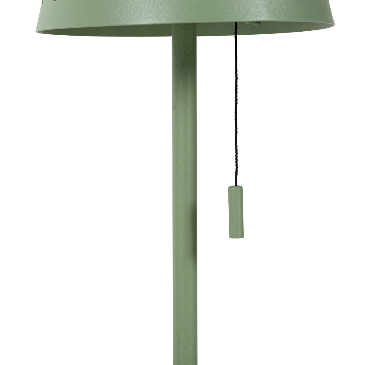 Buiten tafellamp groen incl. LED 3-staps dimbaar oplaadbaar en solar - Ferre