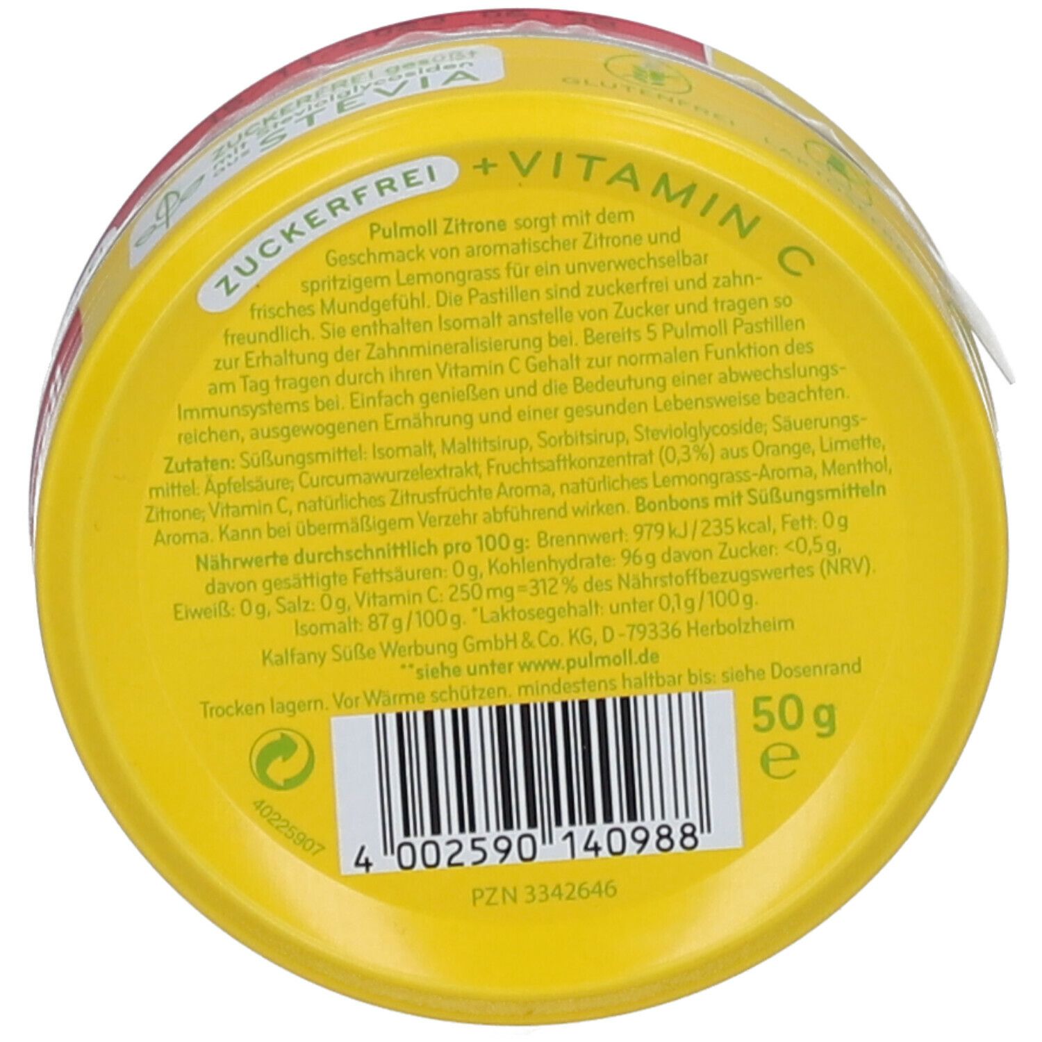 Pulmoll® Hustenbonbons Zitrone + Vit.C zf.