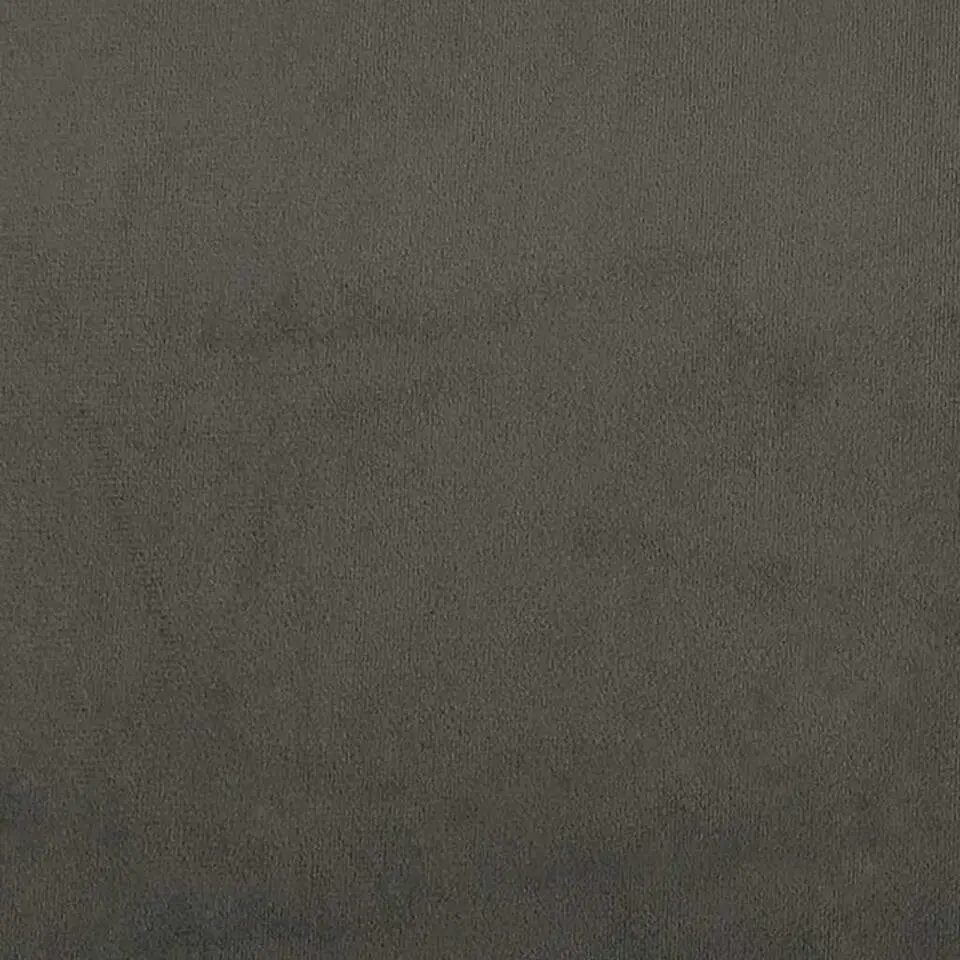 vidaXL - Eenpersoonsbed frame - Donkergrijs - Fluweel - 80x200 cm