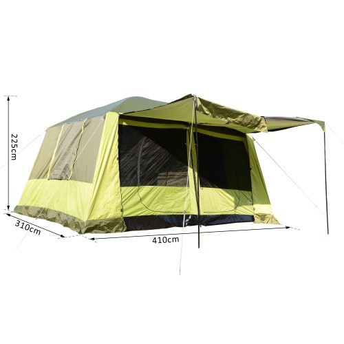 Tenda familiar Outsunny, verde