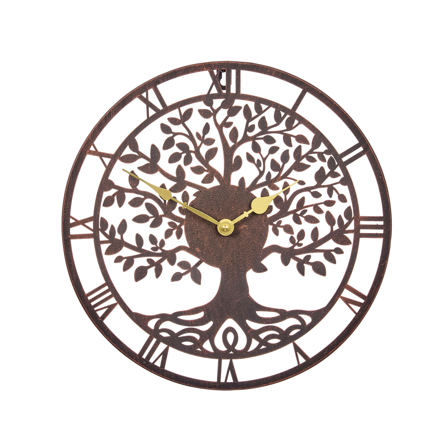 Wanduhr mit Lebensbaummotiv