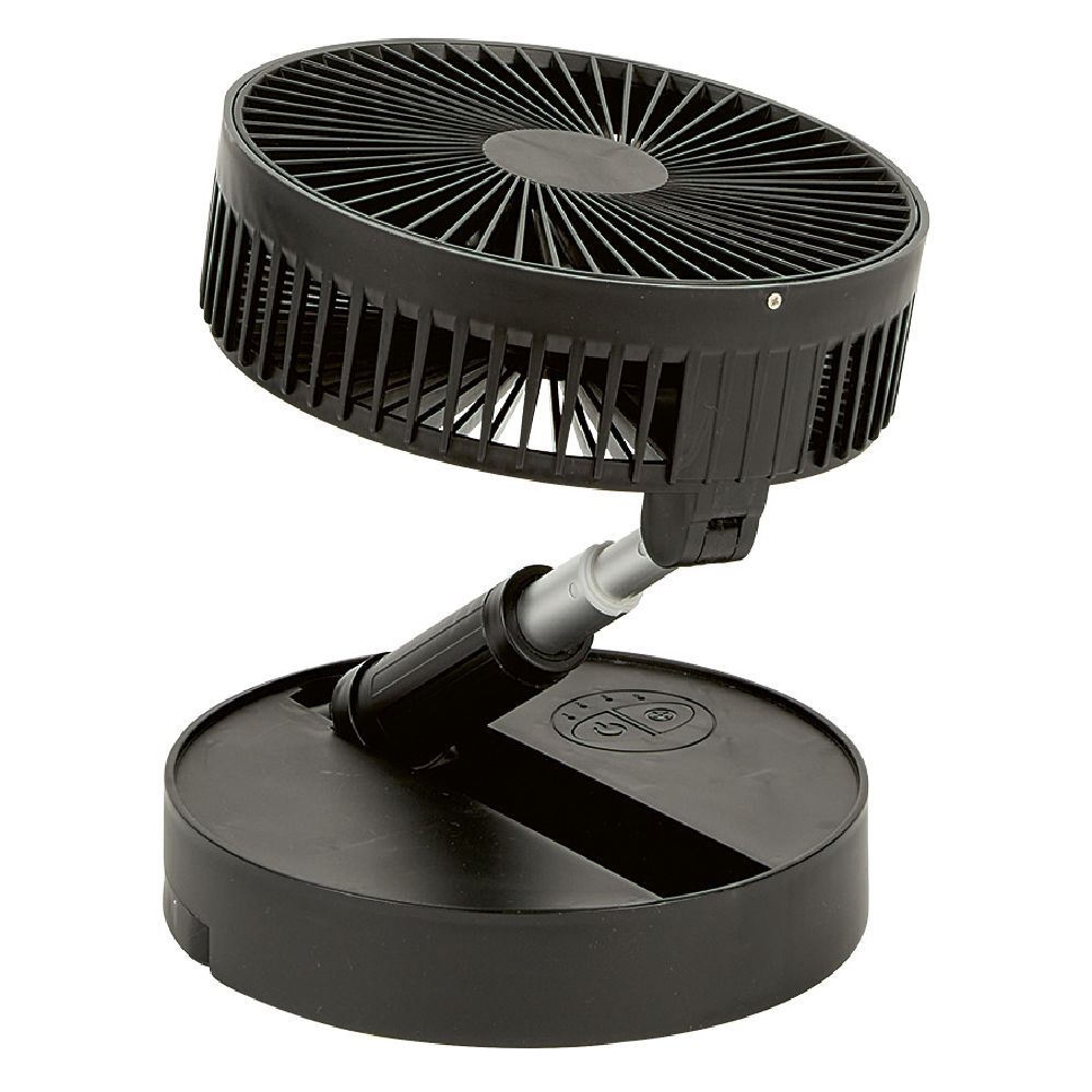 Ventilateur télescopique nomade noir