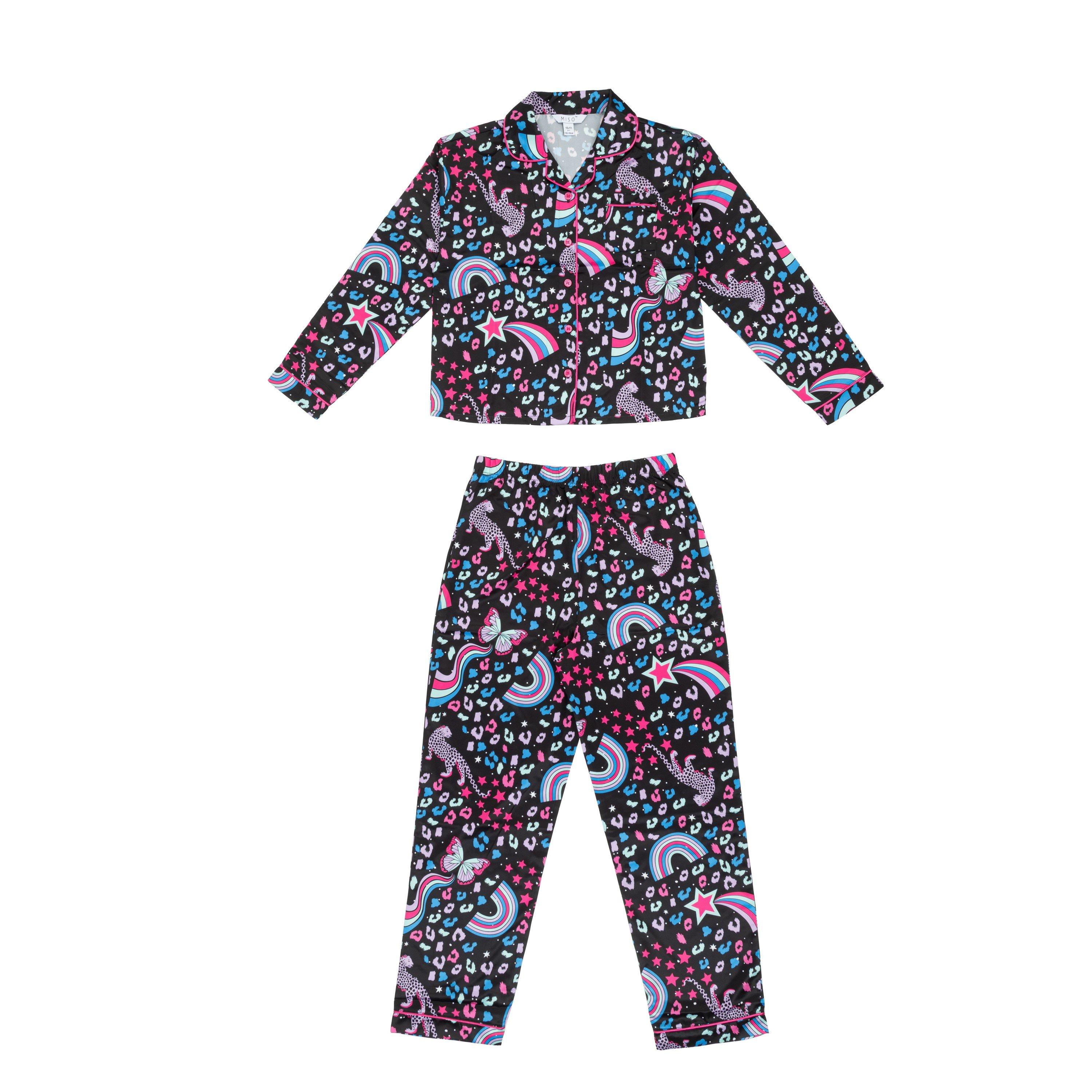 Miso Kids Girls Celestial Satin Pyjama Set