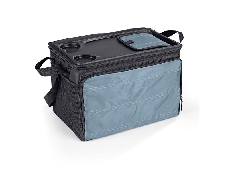 EASYmaxx Kühltasche faltbar - 30 l – Schwarz / Dunkelgrau Faltbare Isoliertasche mit 30 Litern Kapazität