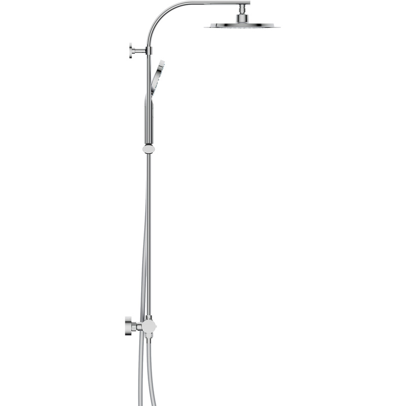 Schütte Madura Fresh douchesysteem met thermostatische mengkraan chroom