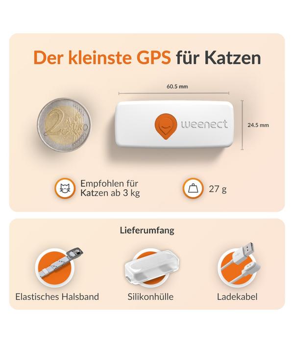 Weenect XS GPS-Tracker für Katzen, ca.