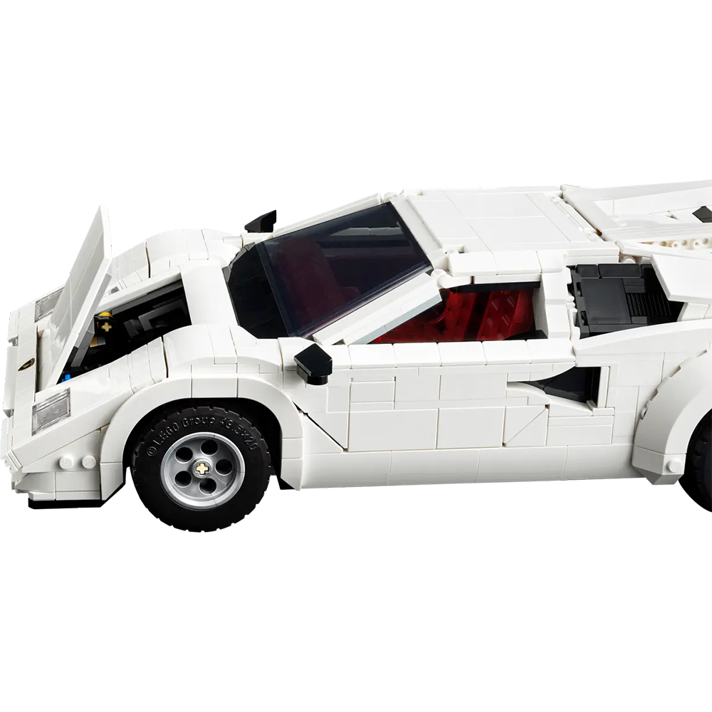 (1506-tlg. Set) Icons Klemmbausteine Race Car Auto Fahrzeug Modell Bausatz (10337) Lizenziert - Lamborghini Countach 5000 Quattrovalvo