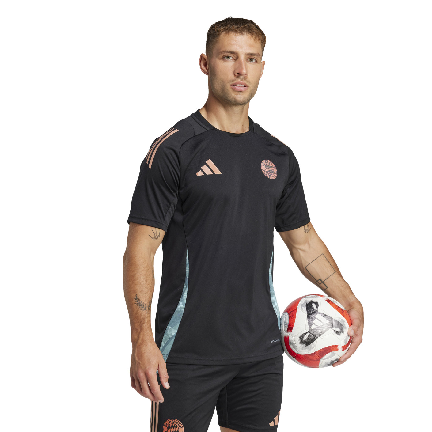 Adidas Bayern München Trainingsshirt 2024-2025 Zwart Groen Brons