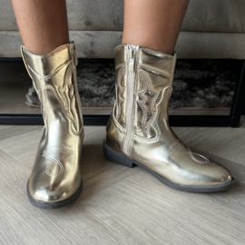 Cowboy boots - gold