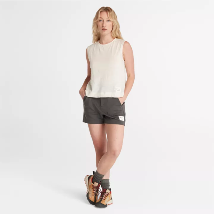 Haut sans manches Timberland x Icebreaker en laine mérinos pour femme en blanc