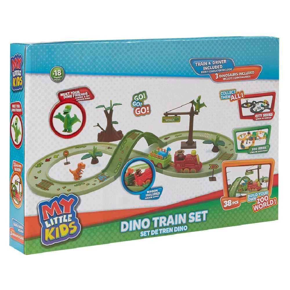 Circuit Dinosaure petit train 37 pièces