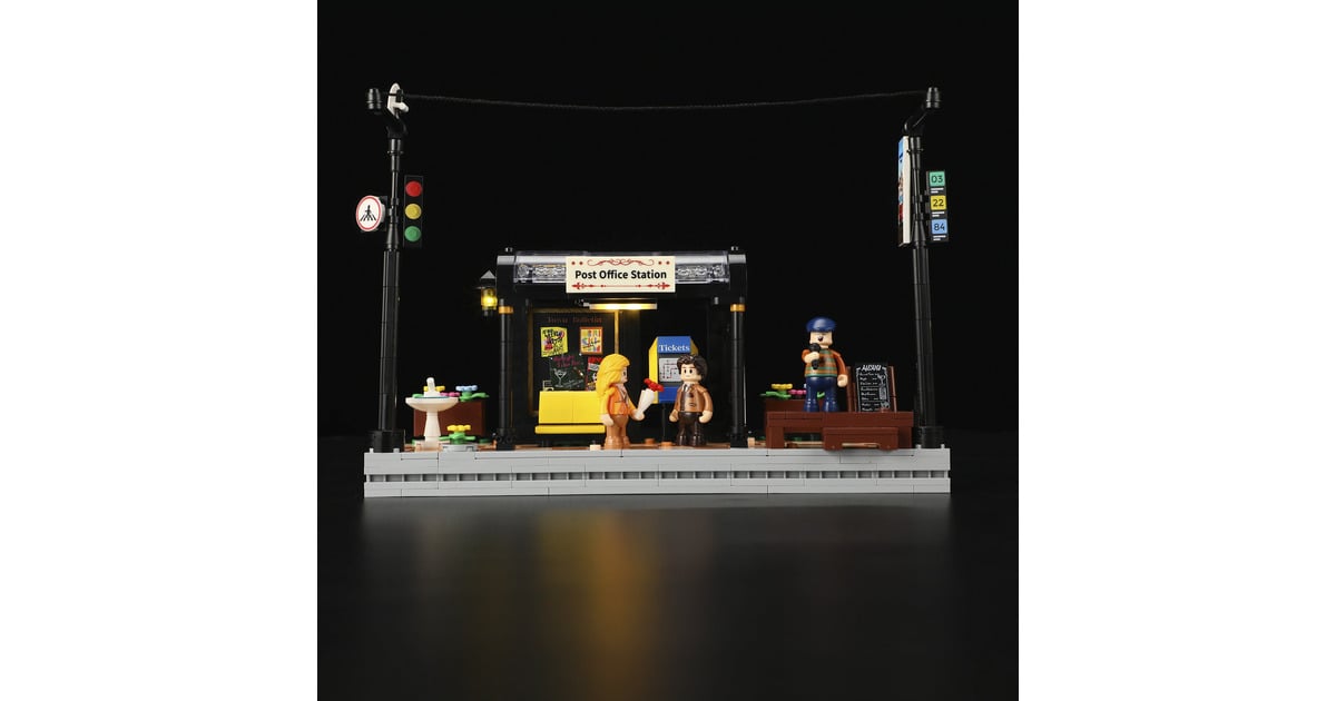LumibricksTown Life - Heritage Tram and Station Constructiespeelgoed  (L9084)