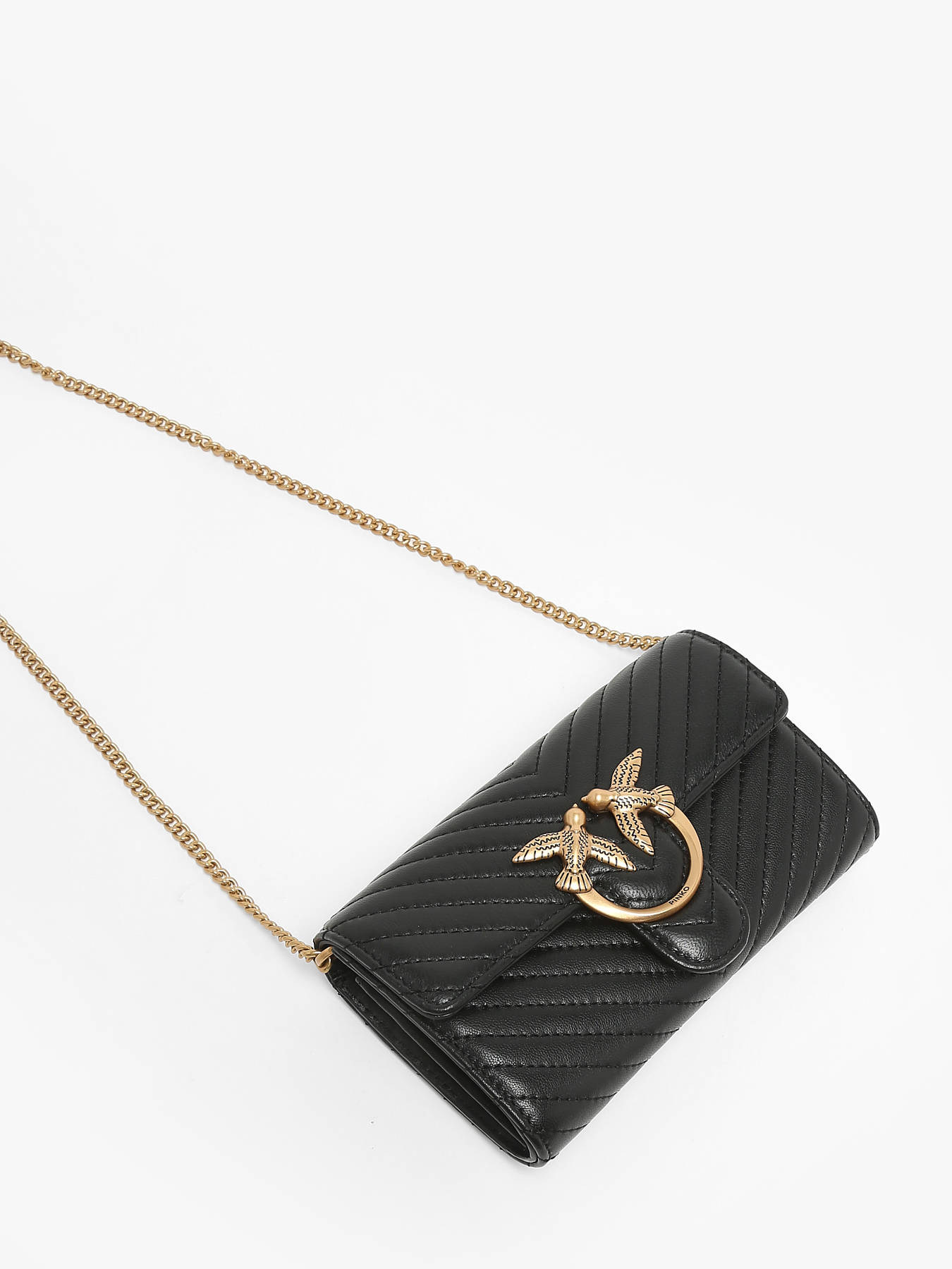Sac bandoulire Love bag quilt cuir PINKO
