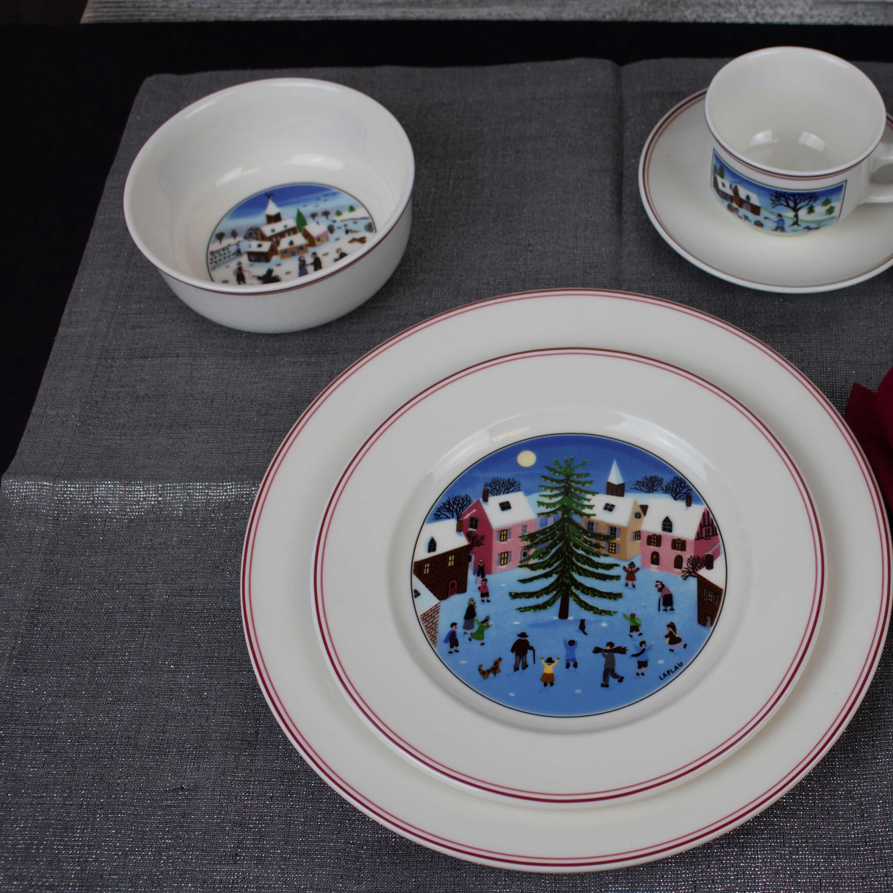 Design Naif Dessert bowl Multi-colored, Premium Porcelain