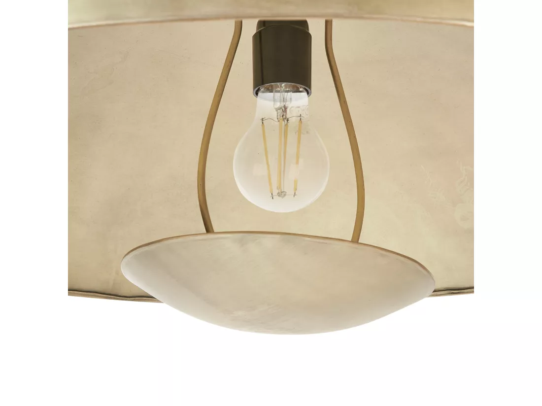 Lampe suspension AGRANI Métal Doré