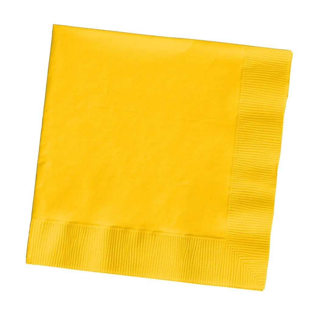Gele Servetten 3-Laags 41cm 25st