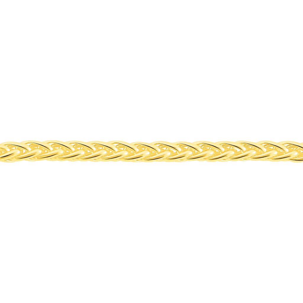 Bracelet Jayna Maille Palmier Or Jaune