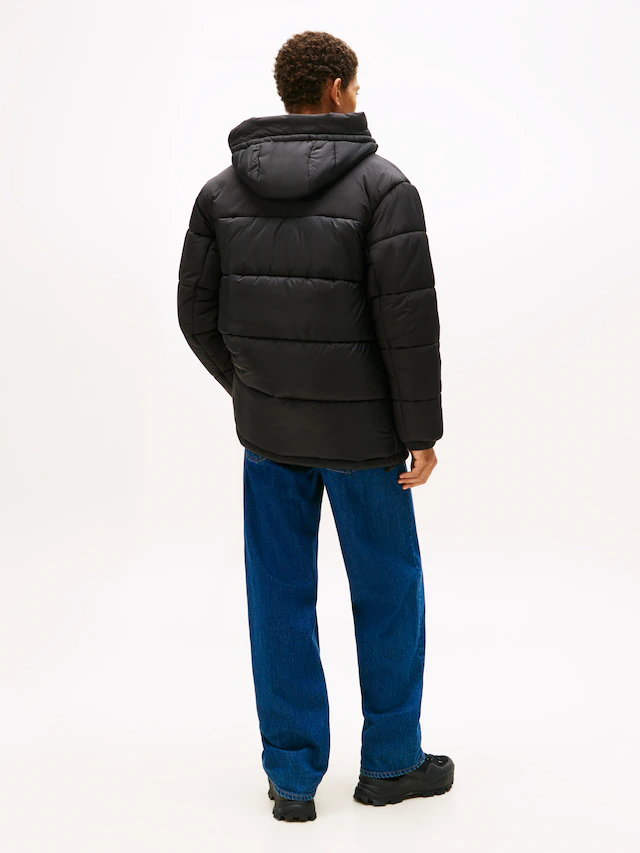 Tommy Jeans Steppmantel »FABRIC MIXED PARKA«, Regular fit mit Kapuze
