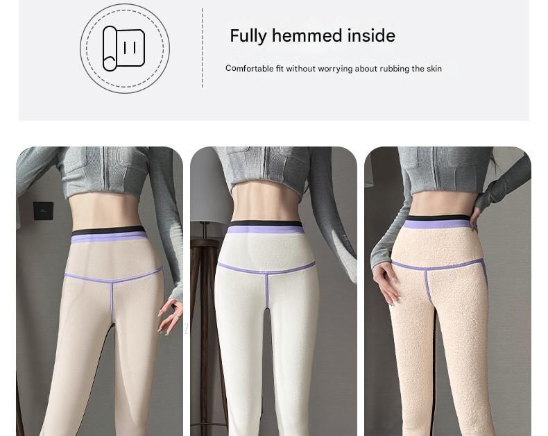 SESH - Effen legging met fleecevoering