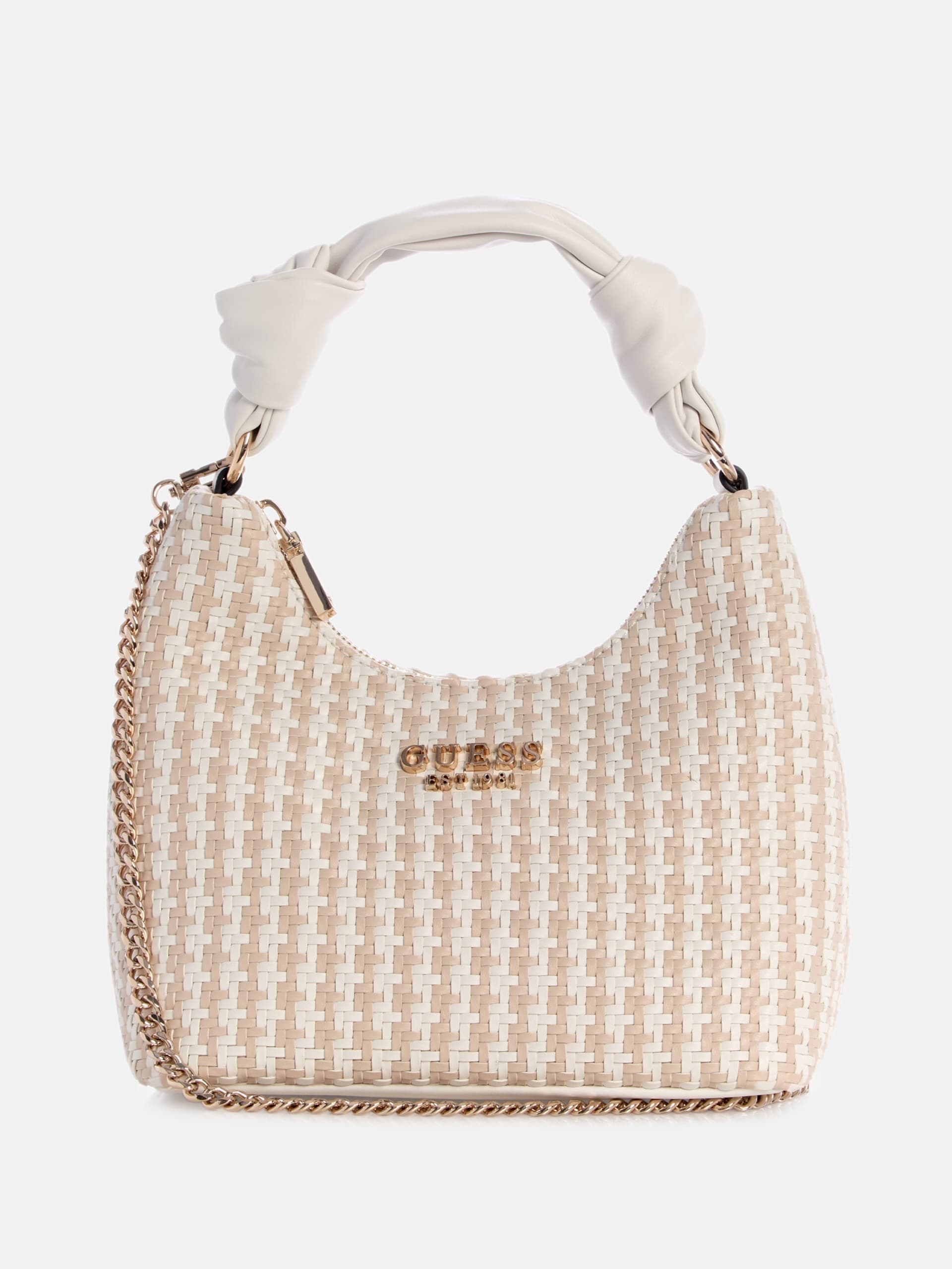 Bolsa Hobo Pequena Mirema em Tecido