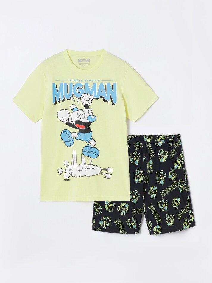 Conjunto de pijama Mugman - Lima