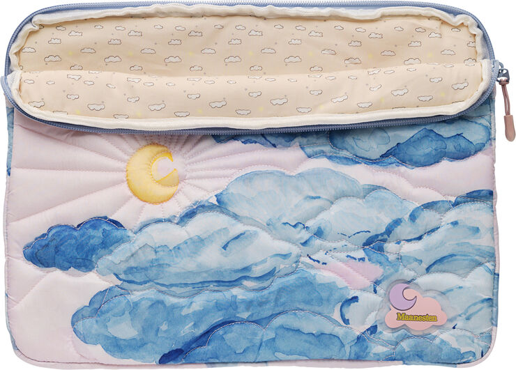 Maanesten Computer Sleeve Moon and Stars Rose Sterling silver (925)