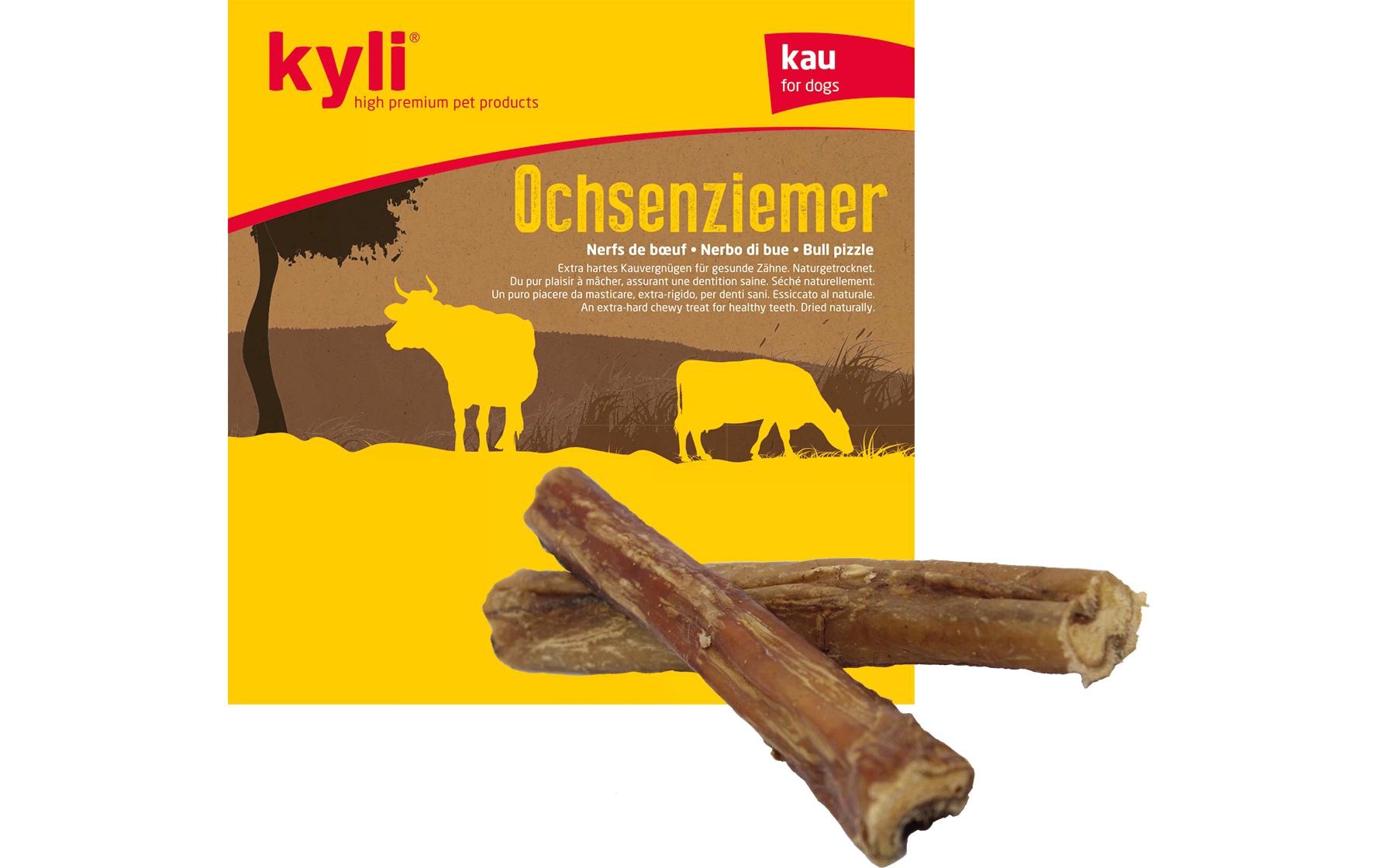 Ochsenziemer 30 cm, 5 StückErgänzungsfuttermittel für Hunde