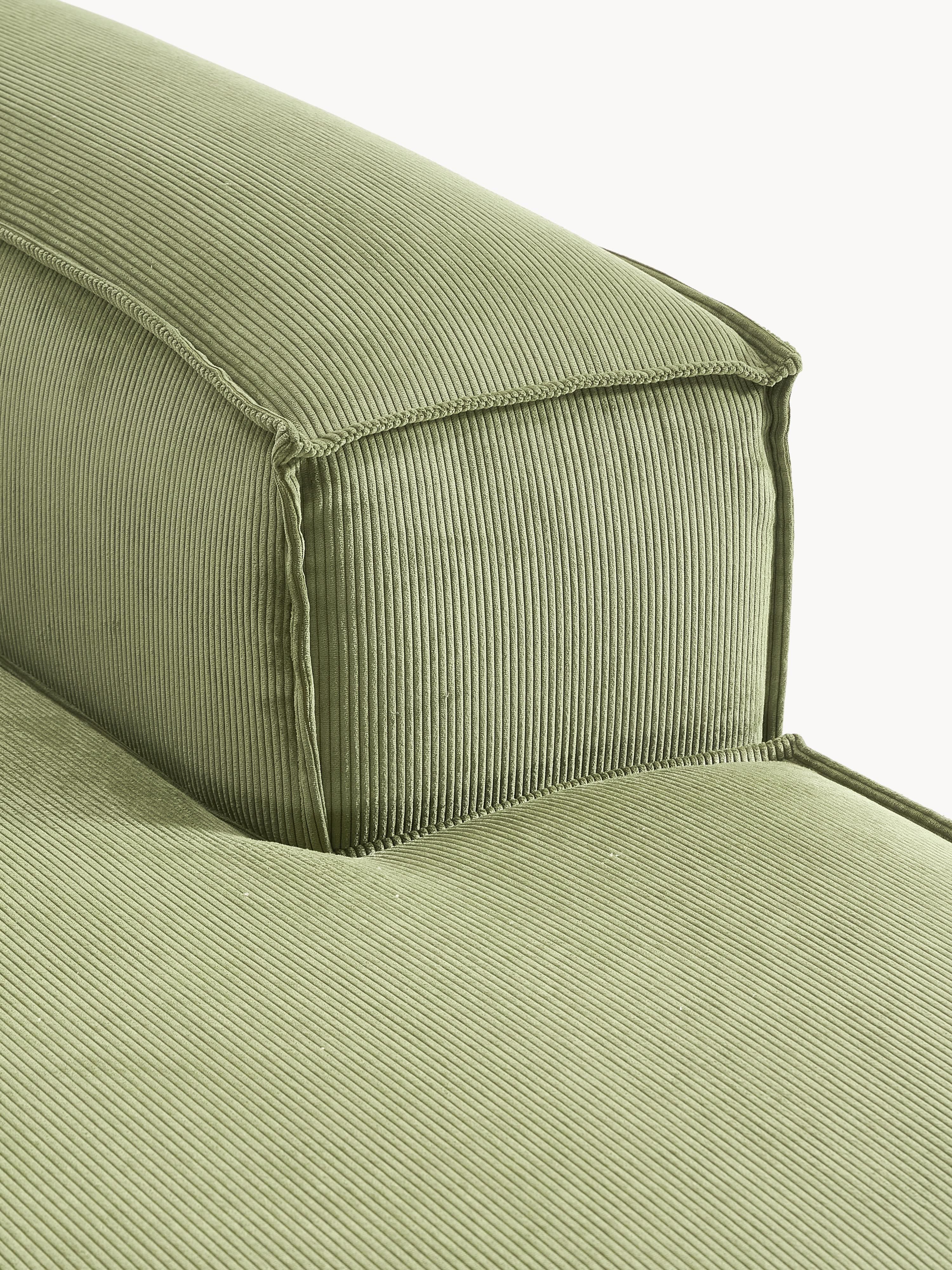 Chaise longue hoekmodule Lennon van corduroy