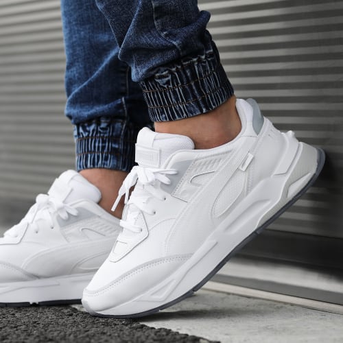 Baskets Mirage Sport Contrast 383560 Puma White Gray Violet
