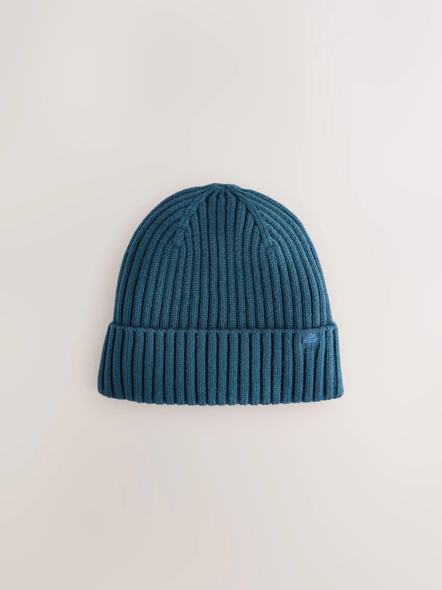 Petroliumblauw - Gebreide beanie-muts (1-16jr)