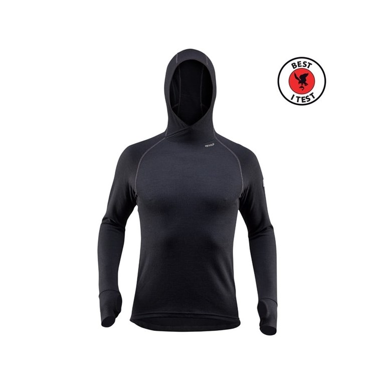 Devold Expedition Man Hoodie Black