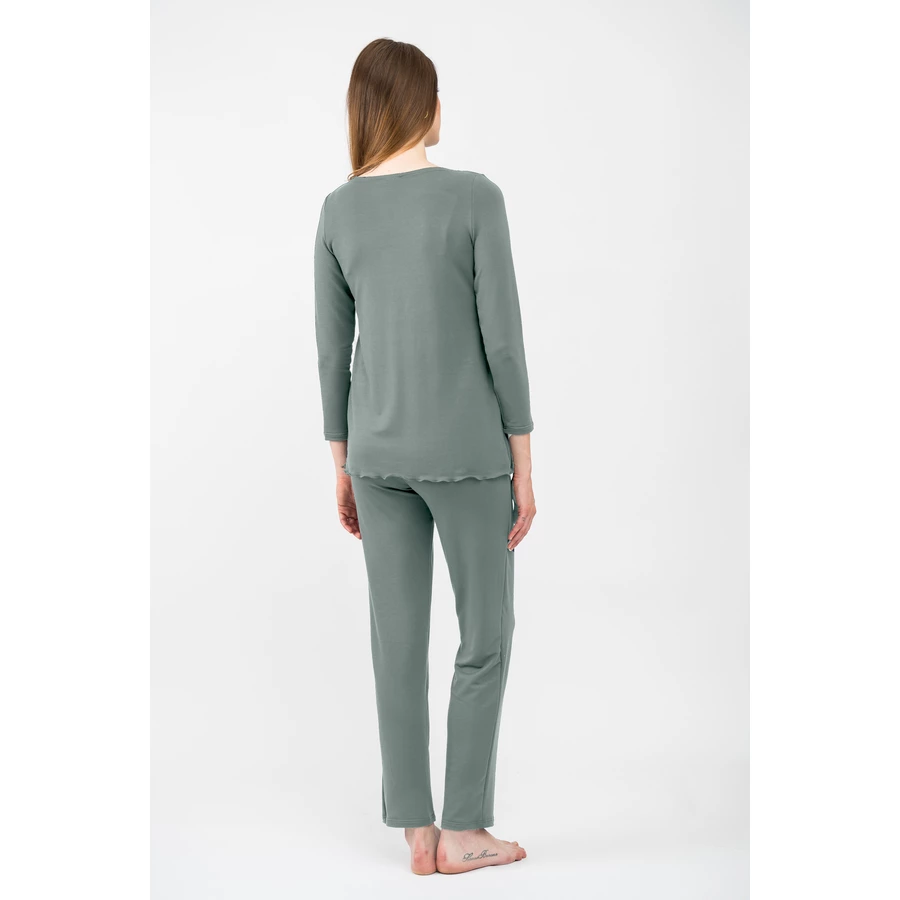Cool Mama Umstands- und Still-Pyjama 2 in 1 Olive