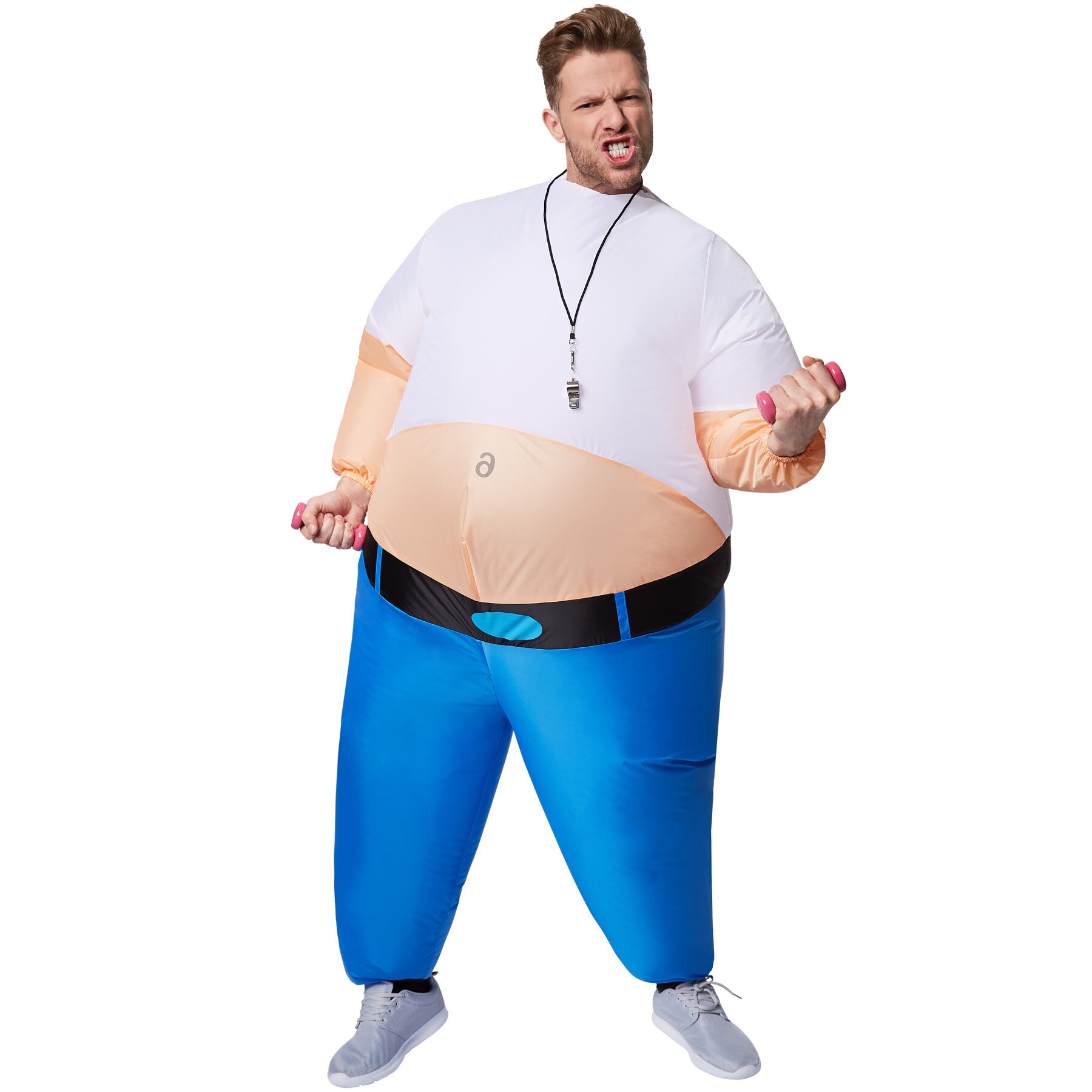 tectake® Selbstaufblasbares Kostüm Personal Trainer