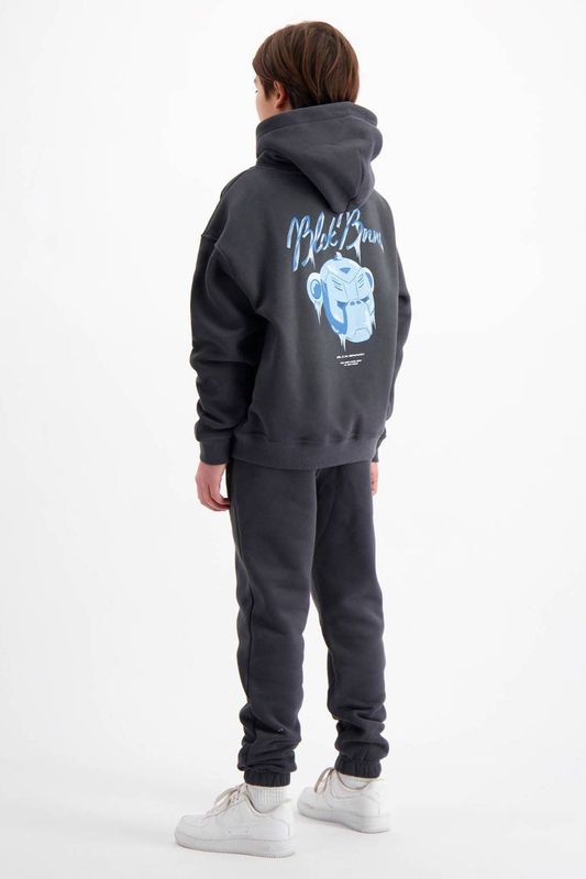 Black Bananas Kids - Freeze Hoodie - Grijs - Katoen