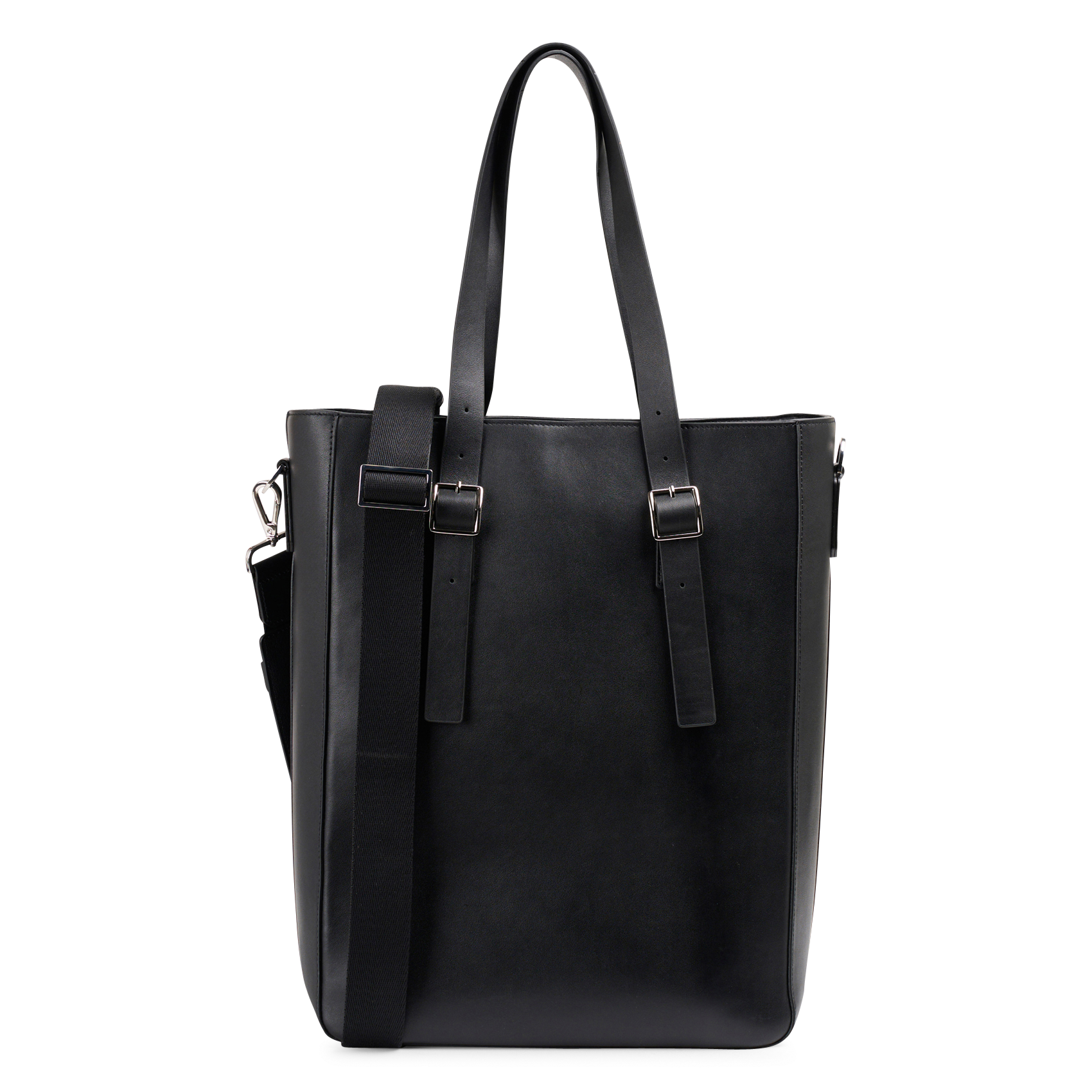 Sac porté épaule en cuir| Noir