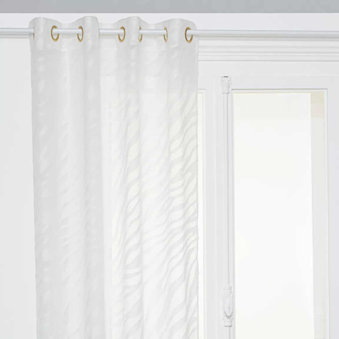 Voilage œillets (140 x 240 cm) Boudoir Blanc