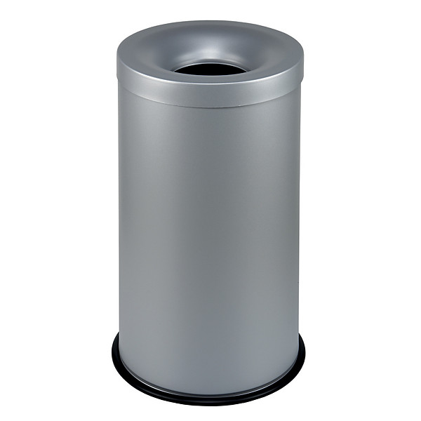 Corbeille anti-feu grise 50 litres