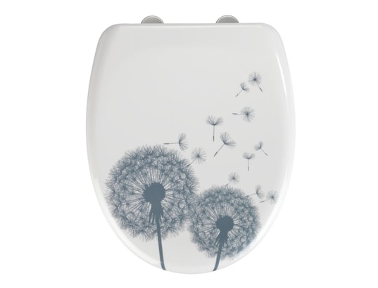 WENKO - Abattant wc astera - abaissement automatique - blanc