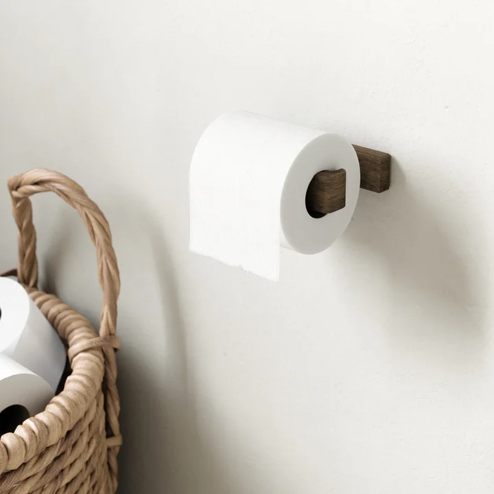 Andersen Furniture - Toilettenpapierhalter, Eiche weiss pigmentiert geölt