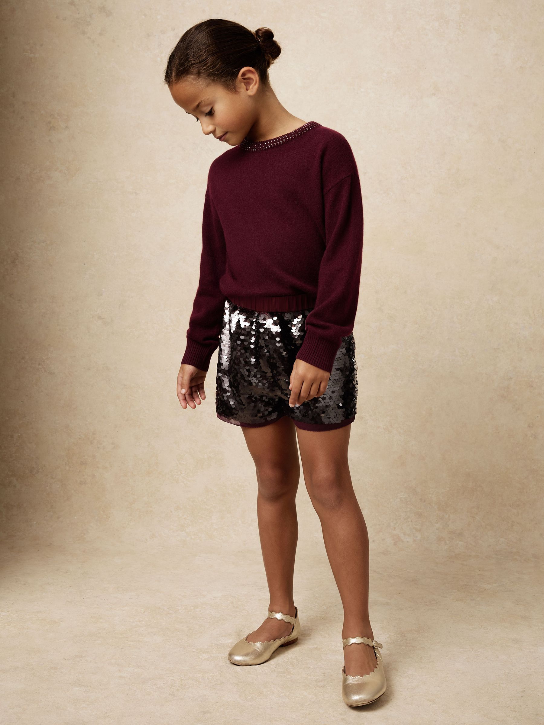 Reiss Spence Sequin Shorts