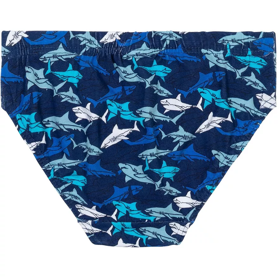 MINOTI 5er-Pack Slips BlauWeißSchwarz