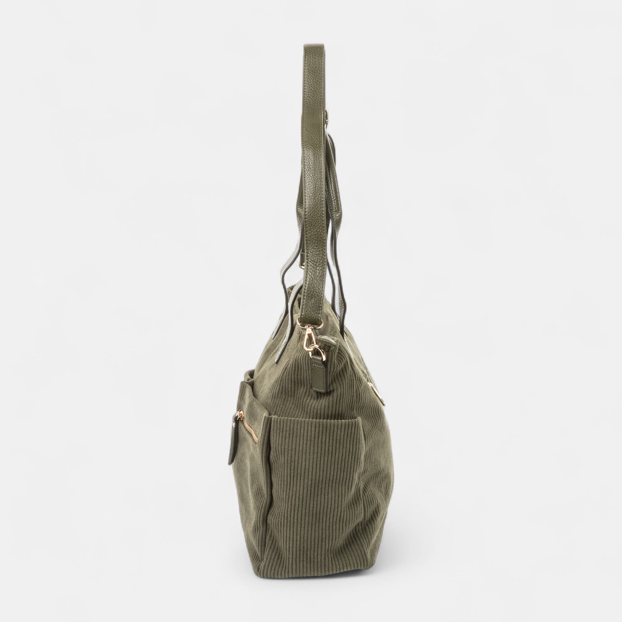 Sac de shopping kaki