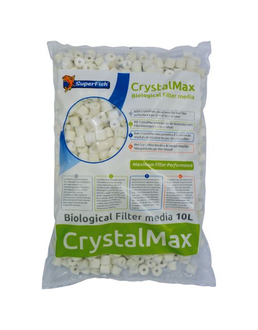 Superfish Crystal Max Filtermateriaal - Filters - 20 cm 10 l Wit