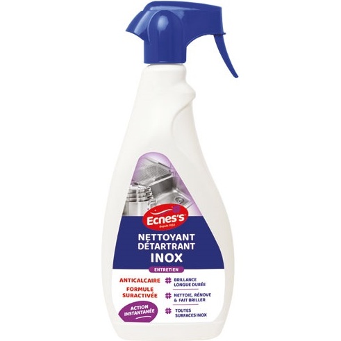 Nettoyant détartrant Inox Ecnes's - Spray de 750 ml