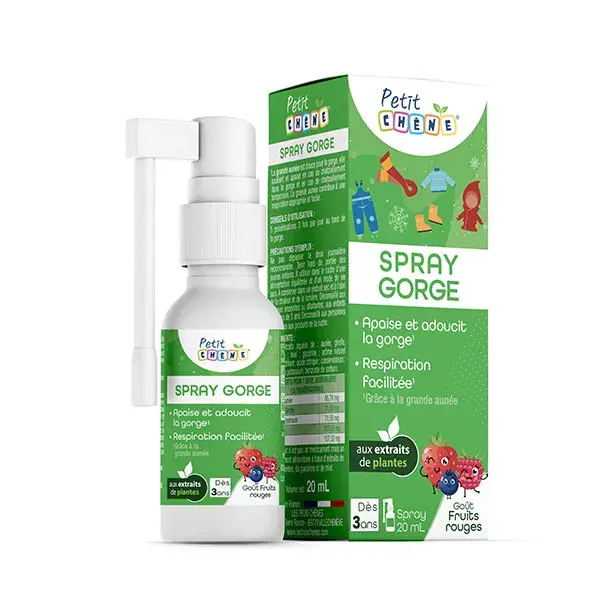 Petit Chêne Spray Gorge Dès 3 ans 20ml