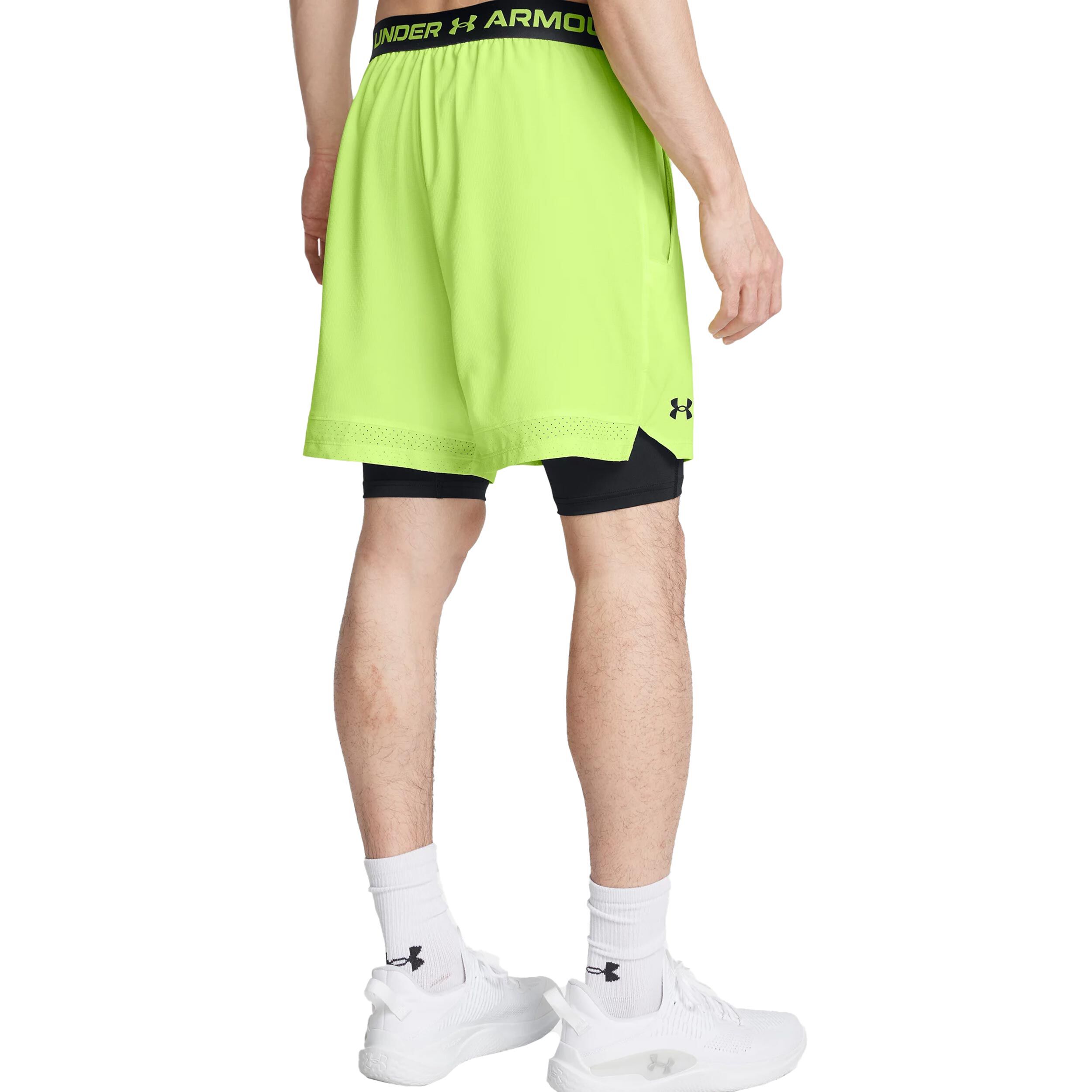 Under Armour Vanish Woven 2in1 Shorts Hommes - Vert