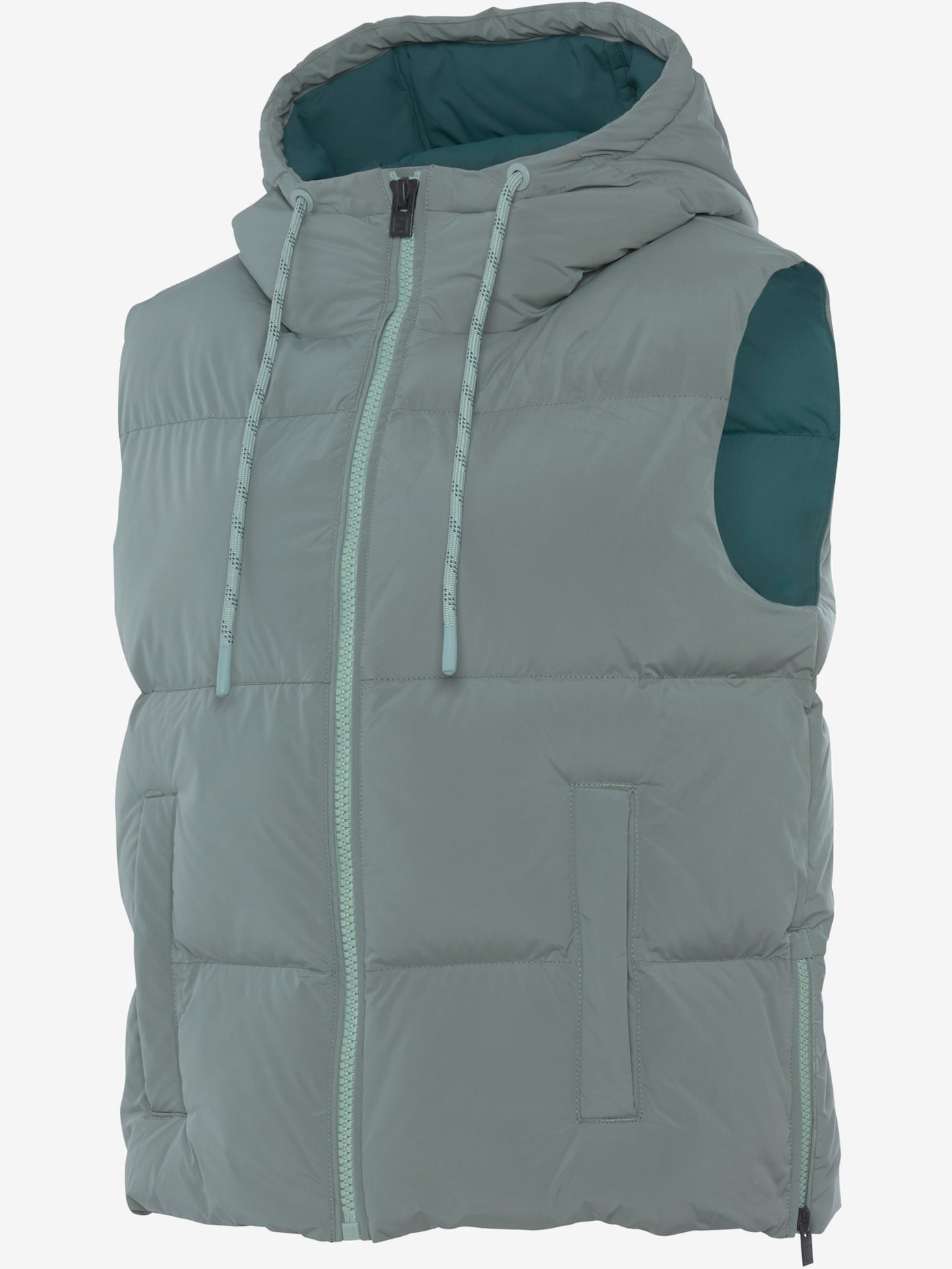 Gilet matelassé doublé avec capuche réglable